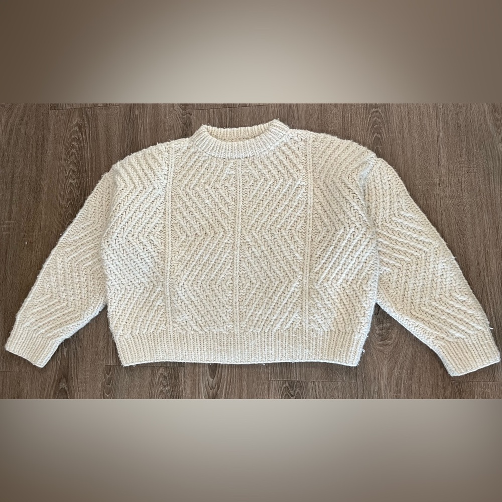 Women's MICAELA GREG Bevel Soft Knit Sweater Sz S $495 - Picture 5 of 6